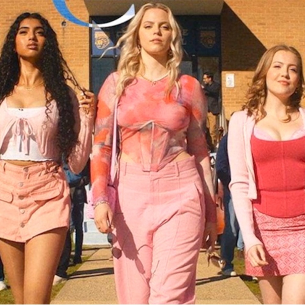 SOLD - NWT Bardot Mesh Corset Top As Seen On Reneé Rapp in Mean Girls